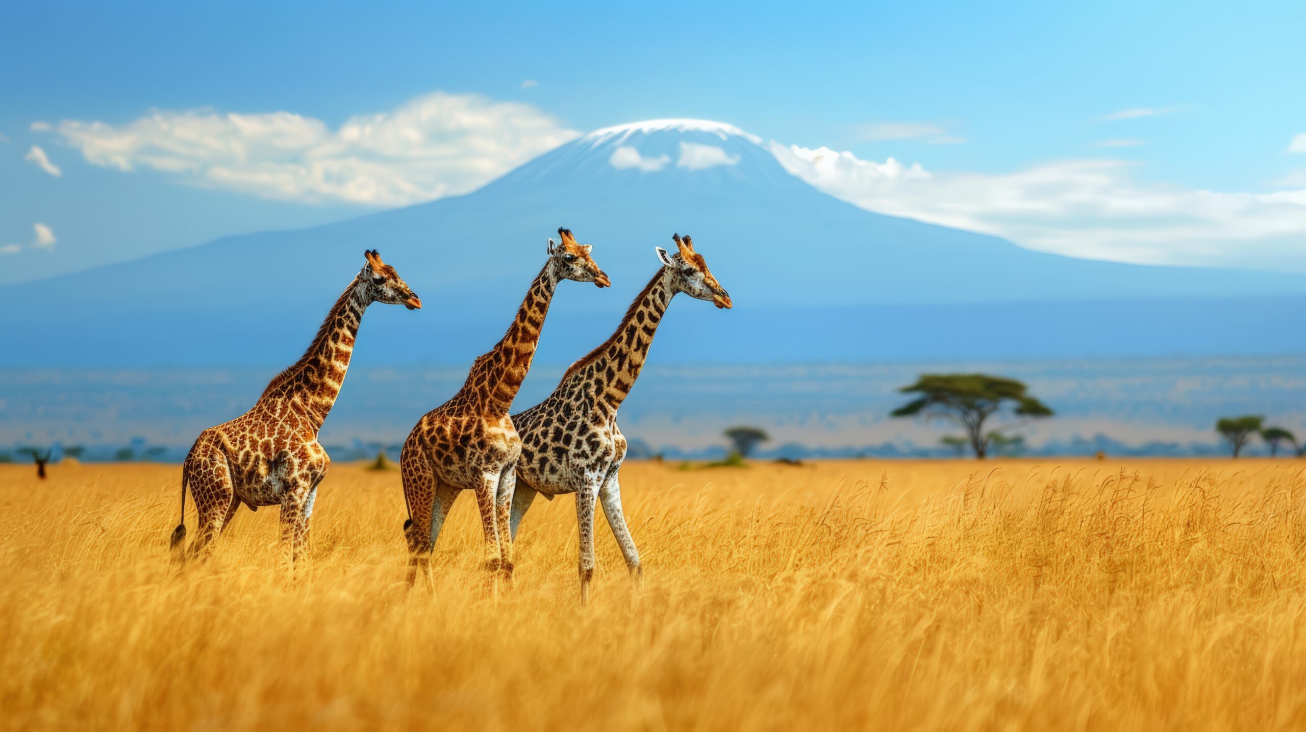 Mount Kenya moorland trekking landscape